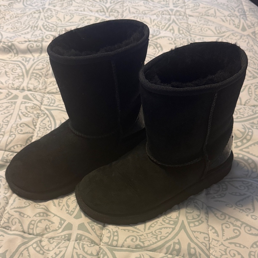 UGG Kids Black Classic Short Boots